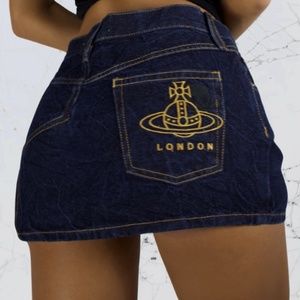 vivienne westwood mini skirt